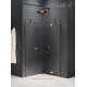 Душевое ограждение NEW TRENDY AVEXA COPPER BRUSHED R 80x80x200 EXK-3819 (брашированная медь) Elit-san.ru