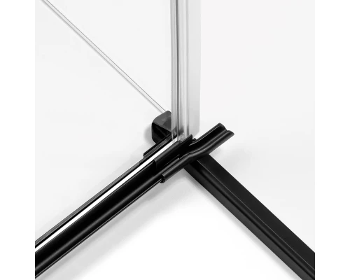 Душевое ограждение NEW TRENDY AVEXA BLACK R 80x80x200 EXK-3874 (черный) Elit-san.ru