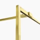 Душевое ограждение NEW TRENDY AVEXA GOLD SHINE 130x200 EXK-4319 (золото) Elit-san.ru