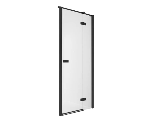 Дверь в нишу NEW TRENDY REFLEXA BLACK R 120x200 EXK-4907 (черный) Elit-san.ru