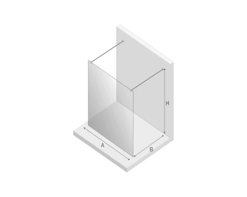 Душевое ограждение NEW TRENDY NEW MODUS 130x200 EXK-5497 (хром) Elit-san.ru