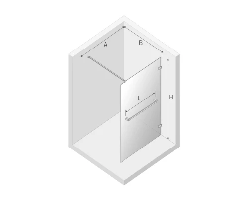 Душевое ограждение NEW TRENDY AVEXA COPPER BRUSHED 110x200 EXK-7160 (брашированная медь) Elit-san.ru