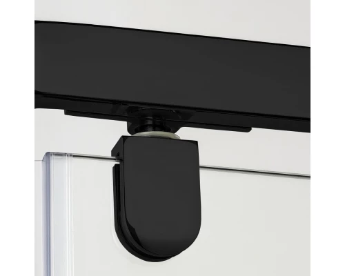 Душевое ограждение NEW TRENDY NEW KOMFORT BLACK 80x80x195 K-0468 (черный) Elit-san.ru