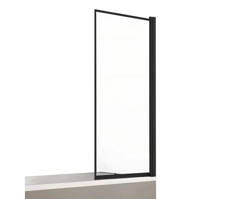 Шторка для ванны NEW TRENDY NEW SOLEO BLACK 50x140 P-0086 (черный) Elit-san.ru