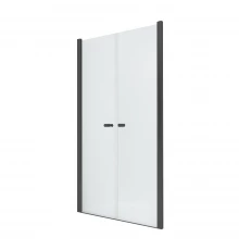 Дверь в нишу NEW TRENDY NEW SOLEO BLACK двойные двери 80x195 D-0214A (черный)