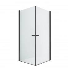 Душевое ограждение NEW TRENDY NEW SOLEO BLACK 2D 80x100x195 D-0230A/D-0232A (черный)