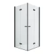 Душевое ограждение NEW TRENDY NEW SOLEO BLACK складные 2D 70x100x195 D-0233A/D-0240A (черный) Elit-san.ru
