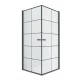 Душевое ограждение NEW TRENDY NEW SOLEO BLACK 90x90x195 D-0285A/D-0285A (черный) Elit-san.ru