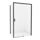 Душевое ограждение NEW TRENDY PRIME BLACK R 100X100x200 D-0317A/D-0130B (черный) Elit-san.ru