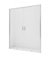 Дверь в нишу NEW TRENDY PRIME 160x200 D-0336A (хром)