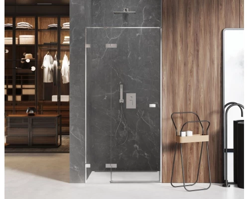 Дверь в нишу NEW TRENDY AVEXA 90x200 EXK-1443 (хром) Elit-san.ru