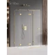 Душевое ограждение NEW TRENDY AVEXA GOLD SHINE L 110x80x200 EXK-2113 (золото) Elit-san.ru