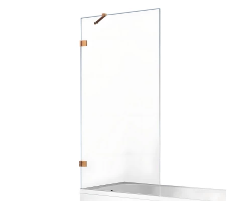 Шторка для ванны NEW TRENDY AVEXA COPPER BRUSHED 70x150 EXK-3804 (брашированная медь) Elit-san.ru