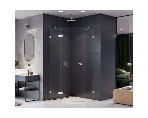 Душевое ограждение NEW TRENDY EVENTA L 90x90x200 EXK-4613 (хром) Elit-san.ru