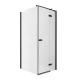 Душевое ограждение NEW TRENDY REFLEXA BLACK R 100x120x200 EXK-4947 (черный) Elit-san.ru