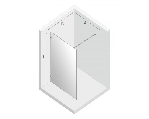 Душевое ограждение NEW TRENDY AVEXA COPPER BRUSHED 130x200 EXK-7150 (брашированная медь) Elit-san.ru