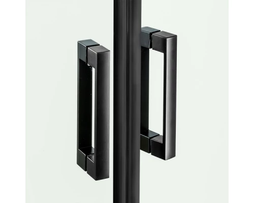 Душевое ограждение NEW TRENDY NEW MERANA BLACK 90x90x195 K-0536 (черный) Elit-san.ru