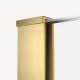 Душевое ограждение NEW TRENDY VELIO GOLD SATIN 120x200 D-0192B (брашированное золото) Elit-san.ru