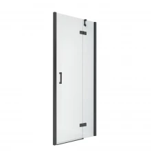 Дверь в нишу NEW TRENDY NEW RENOMA BLACK R 80x195 D-0194A (черный)