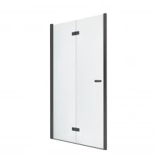 Дверь в нишу NEW TRENDY NEW SOLEO BLACK складные L 70x195 D-0219A (черный)