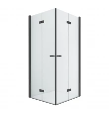 Душевое ограждение NEW TRENDY NEW SOLEO BLACK складные 2D 70x90x195 D-0233A/D-0239A (черный)