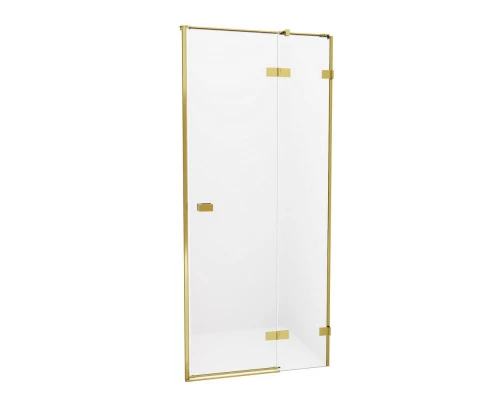 Дверь в нишу NEW TRENDY AVEXA GOLD BRUSHED 80x200 EXK-1715 (брашированное золото) Elit-san.ru