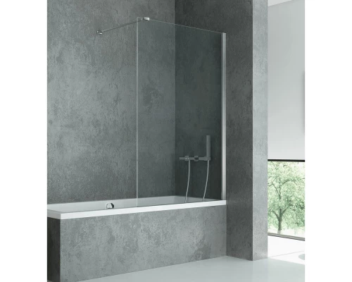 Шторка для ванны NEW TRENDY NEW MODUS 90x150 EXK-1918-WP (хром) Elit-san.ru