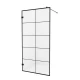 Душевое ограждение NEW TRENDY AVEXA BLACK 100x200 EXK-2023 (черный) Elit-san.ru