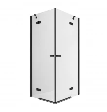 Душевое ограждение NEW TRENDY REFLEXA BLACK 110x100x200 EXK-4989 (черный)