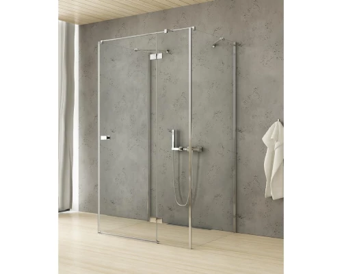 Душевое ограждение NEW TRENDY REFLEXA R 110x80x200 EXK-5226 (хром) Elit-san.ru