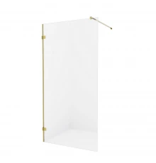 Душевое ограждение NEW TRENDY AVEXA GOLD BRUSHED 120x200 EXK-7007 (брашированное золото)