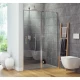 Душевая дверь со стенкой EXCELLENT Mazo 120 см (хром) Elit-san.ru