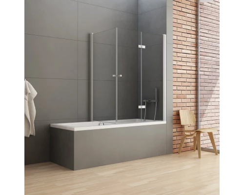 Шторка для ванны NEW TRENDY NEW SOLEO 120x70x140 P-0031/P-0024 R (хром) Elit-san.ru