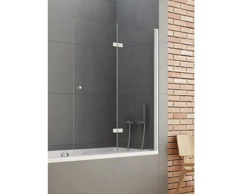 Шторка для ванны NEW TRENDY NEW SOLEO 120x140 P-0031 R (хром) Elit-san.ru