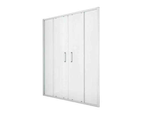 Дверь в нишу NEW TRENDY NEW CORRINA 140x195 D-0183A (хром) Elit-san.ru