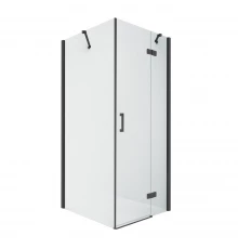 Душевое ограждение NEW TRENDY NEW RENOMA BLACK R 90x90x195 D-0204A/D-0111B (черный)