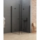 Душевое ограждение NEW TRENDY NEW SOLEO BLACK складные 2D 70x70x195 D-0233A/D-0237A (черный) Elit-san.ru