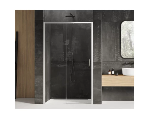 Дверь в нишу NEW TRENDY PRIME 150x200 L D-0308A (хром) Elit-san.ru