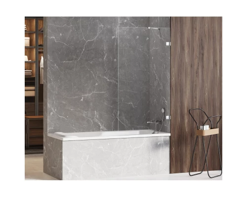 Шторка для ванны NEW TRENDY AVEXA 70x150 EXK-1950 (хром) Elit-san.ru