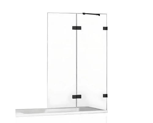 Шторка для ванны NEW TRENDY AVEXA BLACK 130x150 EXK-1989 R (черный) Elit-san.ru