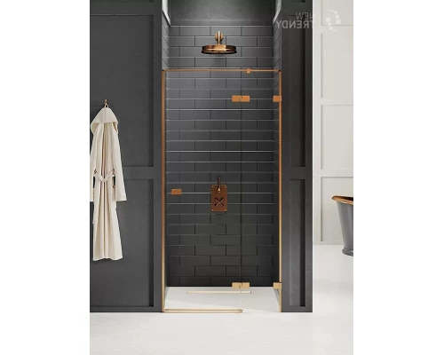 Дверь в нишу NEW TRENDY AVEXA COPPER BRUSHED 130x200 EXK-3542 (брашированная медь) Elit-san.ru