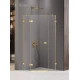 Душевое ограждение NEW TRENDY AVEXA GOLD SHINE L 90x90x200 EXK-3842 (золото) Elit-san.ru