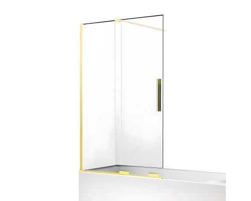 Шторка для ванны NEW TRENDY SMART LIGHT GOLD 100x150 EXK-4304 (светлое золото) Elit-san.ru