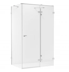 Душевое ограждение NEW TRENDY EVENTA R 100x80x200 EXK-4584 (хром)