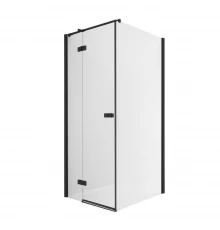 Душевое ограждение NEW TRENDY REFLEXA BLACK L 80x70x200 EXK-4912 (черный)
