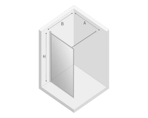 Душевое ограждение NEW TRENDY NEW MODUS BLACK 120x200 EXK-5560 (черный) Elit-san.ru