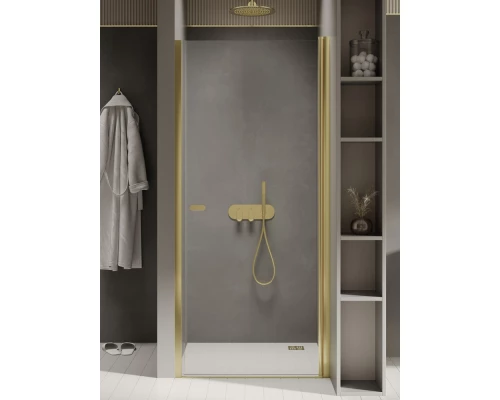 Дверь в нишу NEW TRENDY NEW SOLEO LIGHT GOLD 100x195 D-0453A (светлое золото) Elit-san.ru