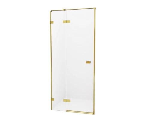Дверь в нишу NEW TRENDY AVEXA GOLD BRUSHED 80x200 EXK-1714 (брашированное золото) Elit-san.ru