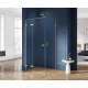 Душевое ограждение NEW TRENDY AVEXA GOLD BRUSHED 80x100x200 EXK-1734 (брашированное золото) Elit-san.ru