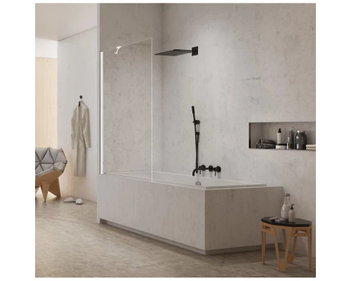 Шторка для ванны NEW TRENDY NEW MODUS WHITE 100x150 EXK-2340 (белый) Elit-san.ru